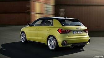 Audi A1 Sportback Color Python Yellow Rear Three Quarter