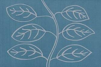 Denim Leaf Modern Wallpaper Toronto By Ruth Baker Designs
