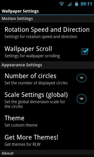 Rlw Live Wallpaper Pro Settings Menu Androidtapp