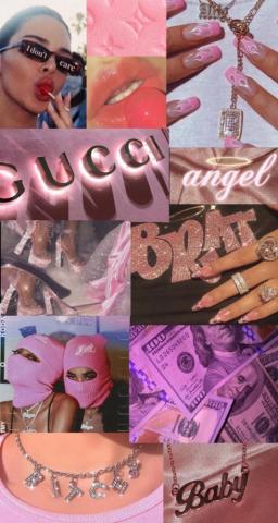 Pink Baddie Aesthetic Background iPhone