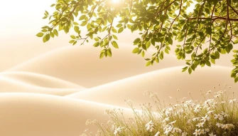 Beige Nature Wallpaper