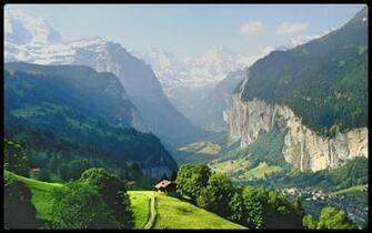 Spring Alps Wallpaper Swiss