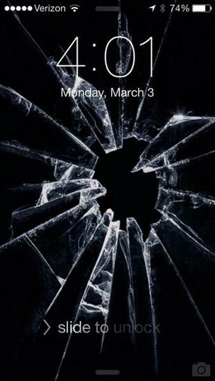 Broken Screen Wallpaper For Apple iPhone And Best