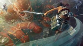 Titan Attack On Shingeki No Kyojin Anime HD Wallpaper