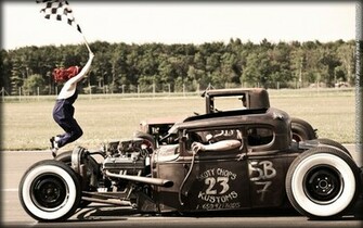 Between Rat Rods Wallpaper Race HD
