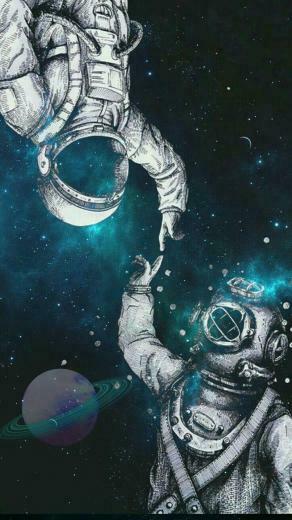 Astronaut Wallpaper Kz7553t Wallperio