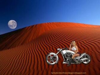 Harley Davidson Desktop Wallpaper Beautiful Blonde