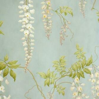 Seraphina Wllpaper Aqua Colefax Fowler Baptista