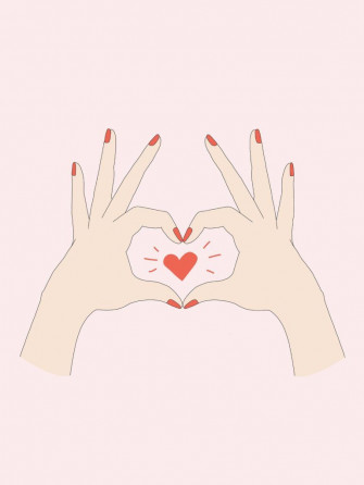 Hand Heart Desktop Phone And Tablet Wallpaper