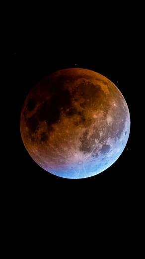 Super Blue Blood Moon Wallpaper