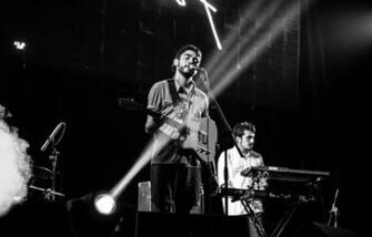 Black And White Party Music Club HD Grayscale Image