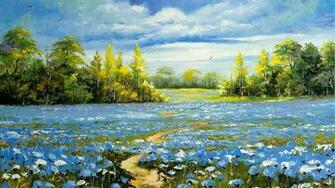 Landscape Oil Painting Wallpaper Desktop
