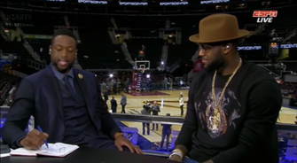 Dwyane Wade Inters Lebron James After Game Win Video