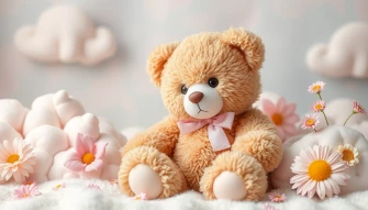 Teddy Bear Aesthetic Wallpaper