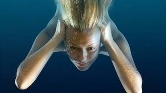 Girl Drowning In Sunlight Water HD Wallpaper Stylish