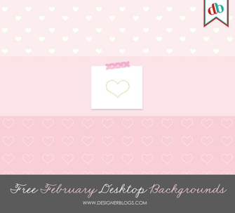 February Desktop Background