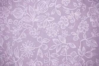 Purple Floral Background Pattern Dusty Fabric With