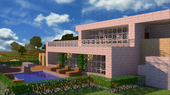 HD Wallpaper Minecraft House By Popliop