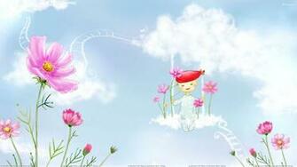 Pink Fairy Background