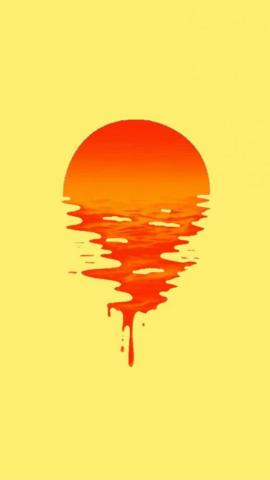 Yellow Red Orange Wallpaper Lockscreen Background Sunset Sun