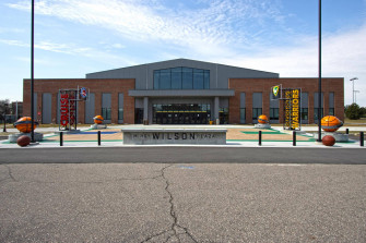 Front Wayne State University Fieldhouse Wallpaper