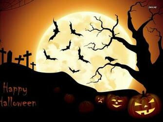 Jack O Lanterns On Halloween Wallpaper Holiday