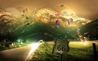 Mountains Route Wallpaper HD