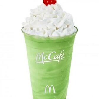 Mcdonald S Shamrock Shake Green Vanilla Flavor Drink Goes On Sale