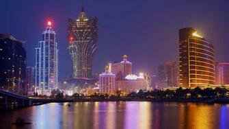 Grand Lisboa Hotel And Casino Ultramodern Tower With Impressive