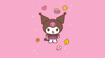 Sanrio Wallpaper 4k Kuromi Pastel Pink 5k