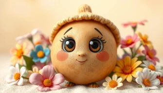 Cute Potato Wallpaper