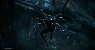 Tom Holland As Spider Man Iron Suit Infinity War