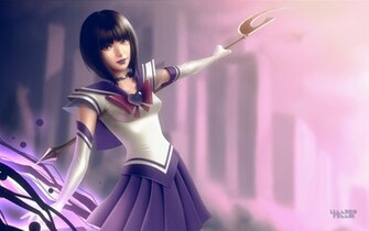 Art Artwork Fan Sailor Saturn Wallpaper HD