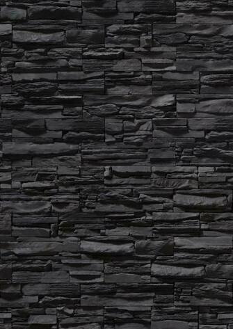 Black Stone Wall Texture Background