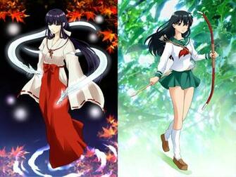 Inuyasha HD Wallpaper And Kikyo Kagome