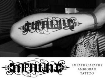 Ambigram Tattoos Image In Collection