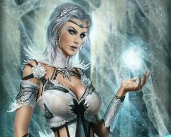 Mage De Glace Wallpaper