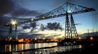 Transporter Bridge By Toxiccosmic Caedes Desktop Wallpaper