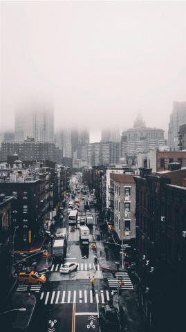 Foggy Day iPhone Wallpaper iPad