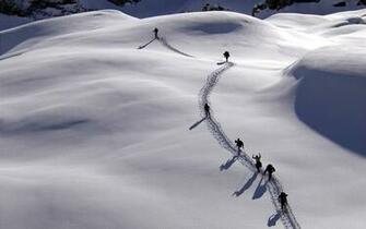 Snow Covered Mountains Wallpaper