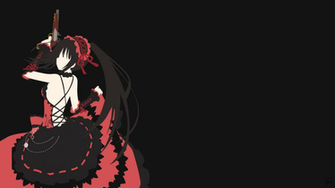 Kurumi Tokisaki Date A Live Minimalist Wallpaper By Greenmapple17 On