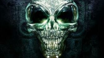 Evil Skull Wallpaper