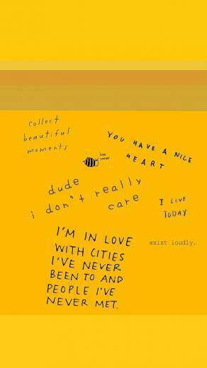 Yellow Aesthetic Wallpaper iPhone Quotes Color Aesthetics