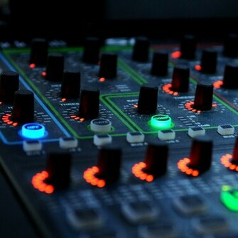 Marcin Milewski Dj Mixer Lights iPad Wallpaper