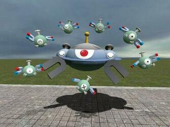 Magnemite Pokemon Hex Fusion Art Image