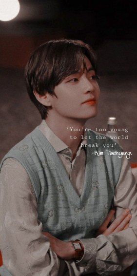 Kim Taehyung Wallpaper W Quotes