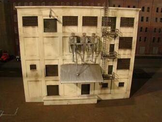 Ho Scale Walthers Centennial Mills Background Building Pjs Train