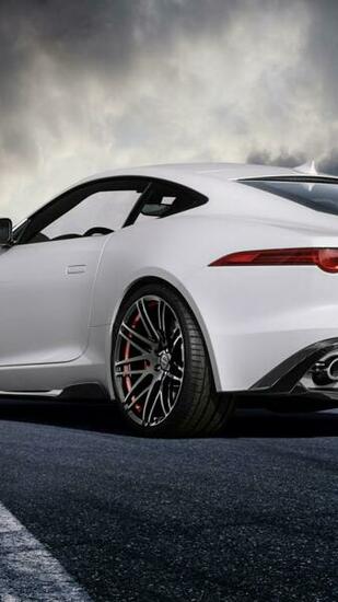 Wallpaper Jaguar F Type Coupe White Startech Cars Bikes