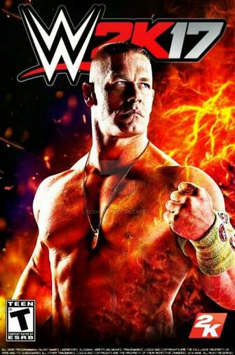 Wwe 2k17 Game Cover By Sidcena555