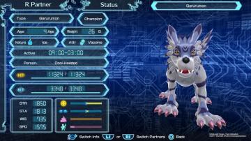 Garurumon Digimon World Next Order Grindosaur